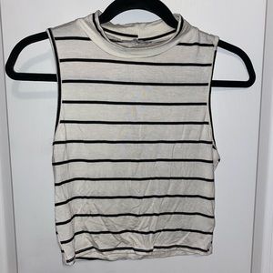 Acemi striped crop top